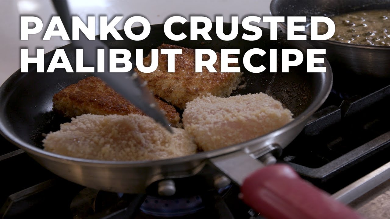 Panko Crusted Fried Halibut - Step by Step Recipe