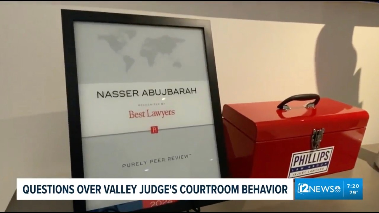Questions Over Valley Judges Court Room Behavior (Nasser Abujbarah / 12News Segment)