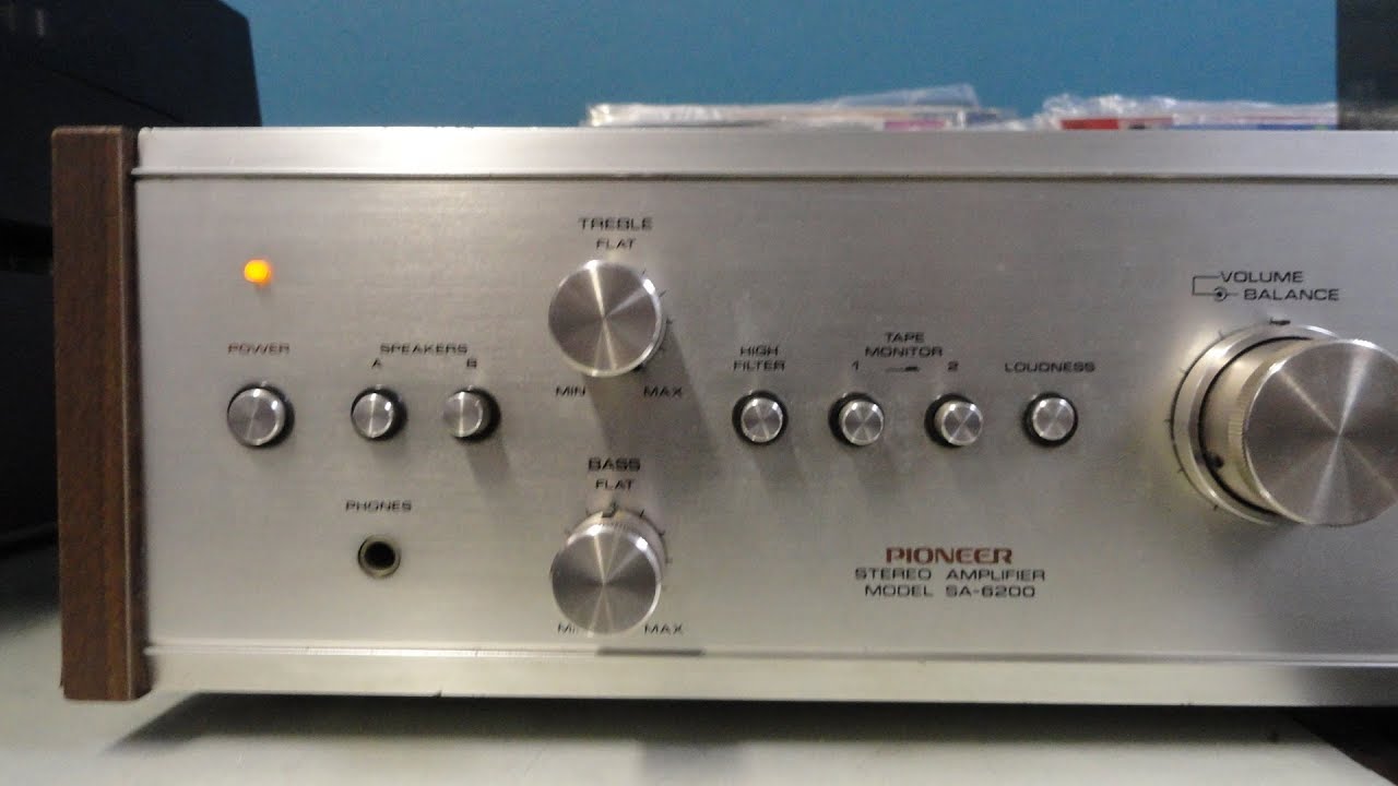 O Rei do Som - Amplificador Pioneer SA-6200
