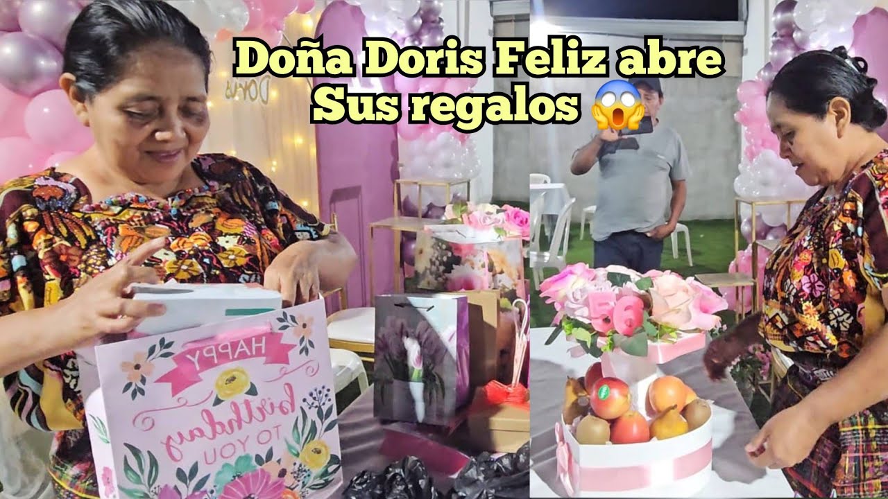 Doña Doris No Podía Creer Quien Le Dio Este Regalo 😱Todos Estos Regalos Recibio