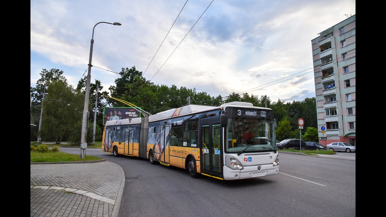 Trolleybus de České Budějovice - DPMCB - A bord d'un Skoda 25Tr Irisbus... comme un Citelis 18 !