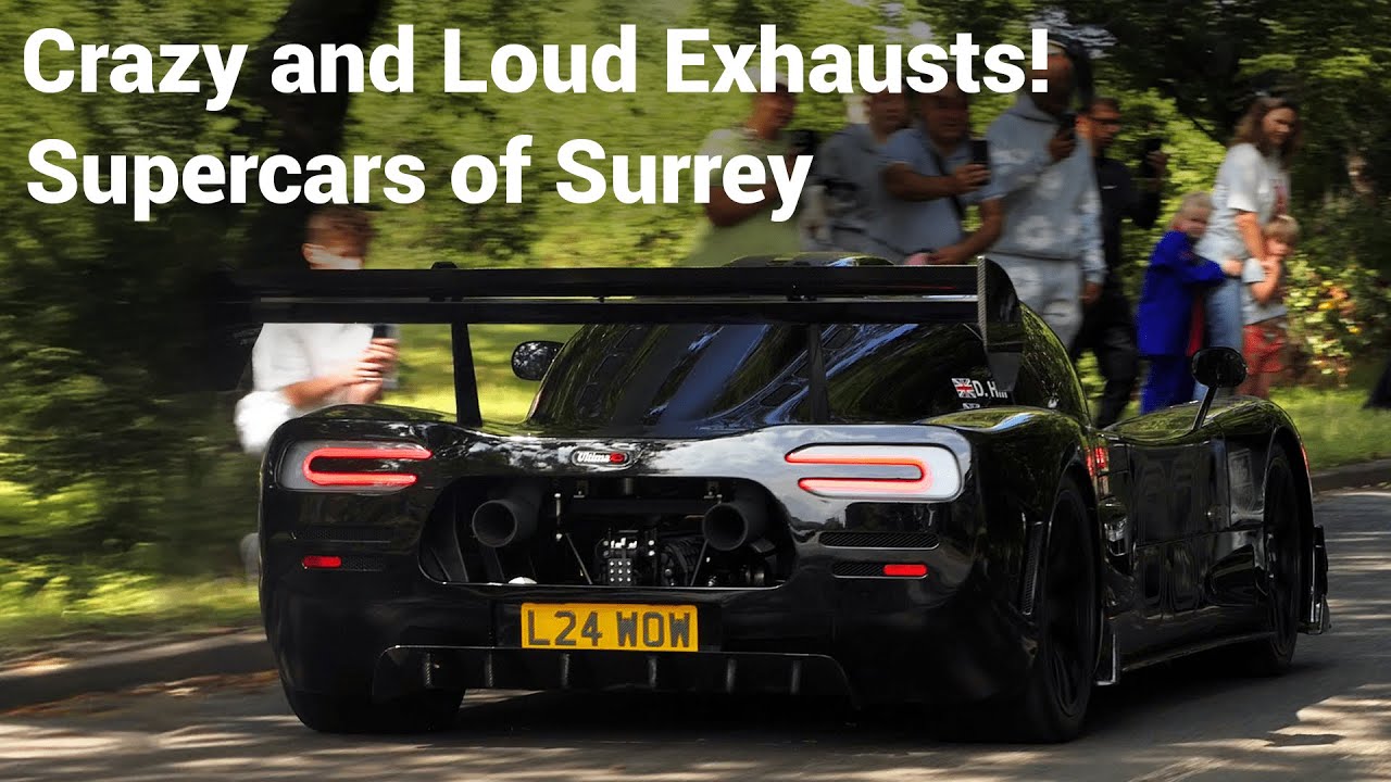 Hard Accelerations and Crazy Exhaust Sounds! Supercars of Surrey 6th September 2025