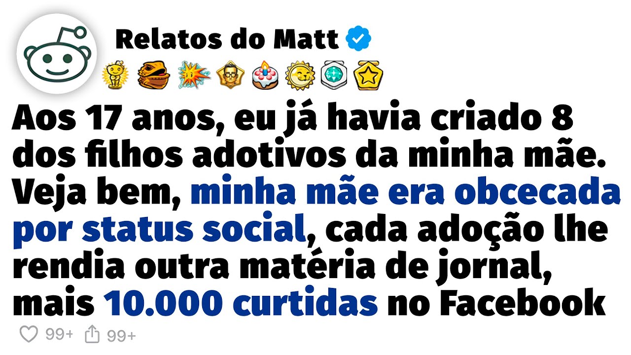 Criei 8 filhos adotivos da minha mãe porque ela era obcecada por status social