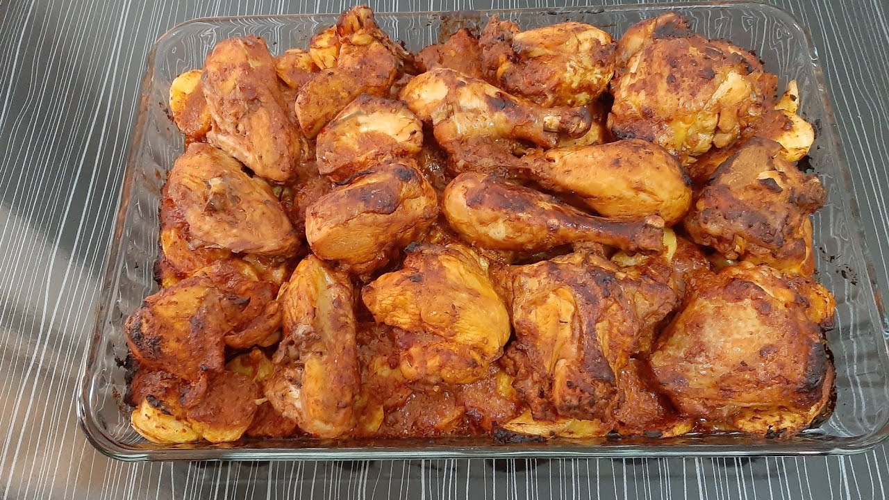 طريقة عمل صينية الفروج مع البطاطا طريقة سهلة و شهية😋👌