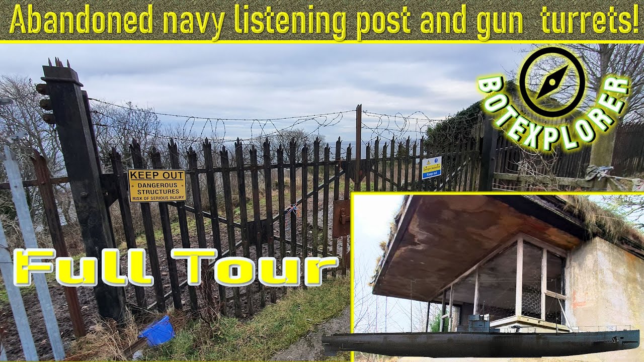 Abandoned North Sutor Naval Base Cromarty Scotland explore video