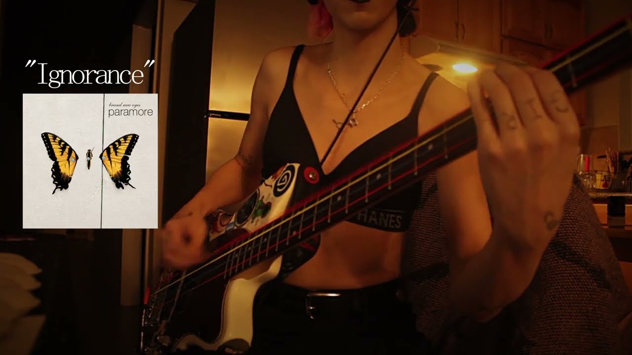 IGNORANCE - Paramore (BASS COVER)