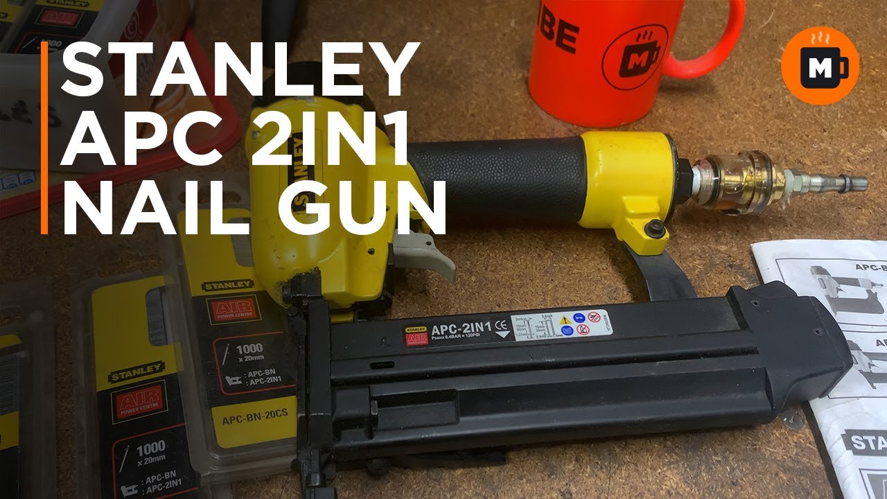 Stanley Bostitch APC 2IN1 pneumatic staple nail gun easy fix
