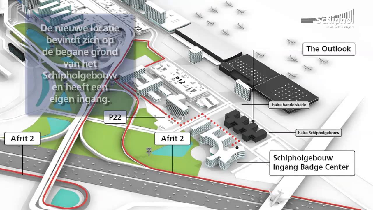 Badge Center Schiphol verhuist