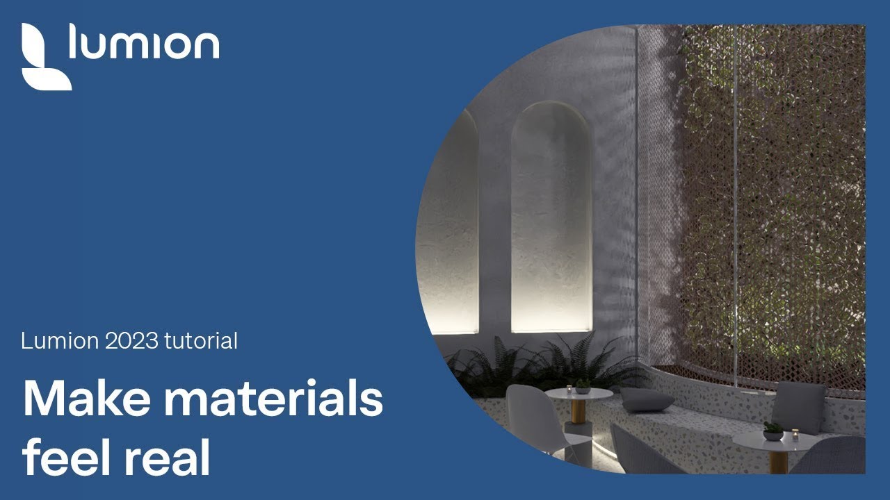 Discover the new PBR material workflow in Lumion 2023