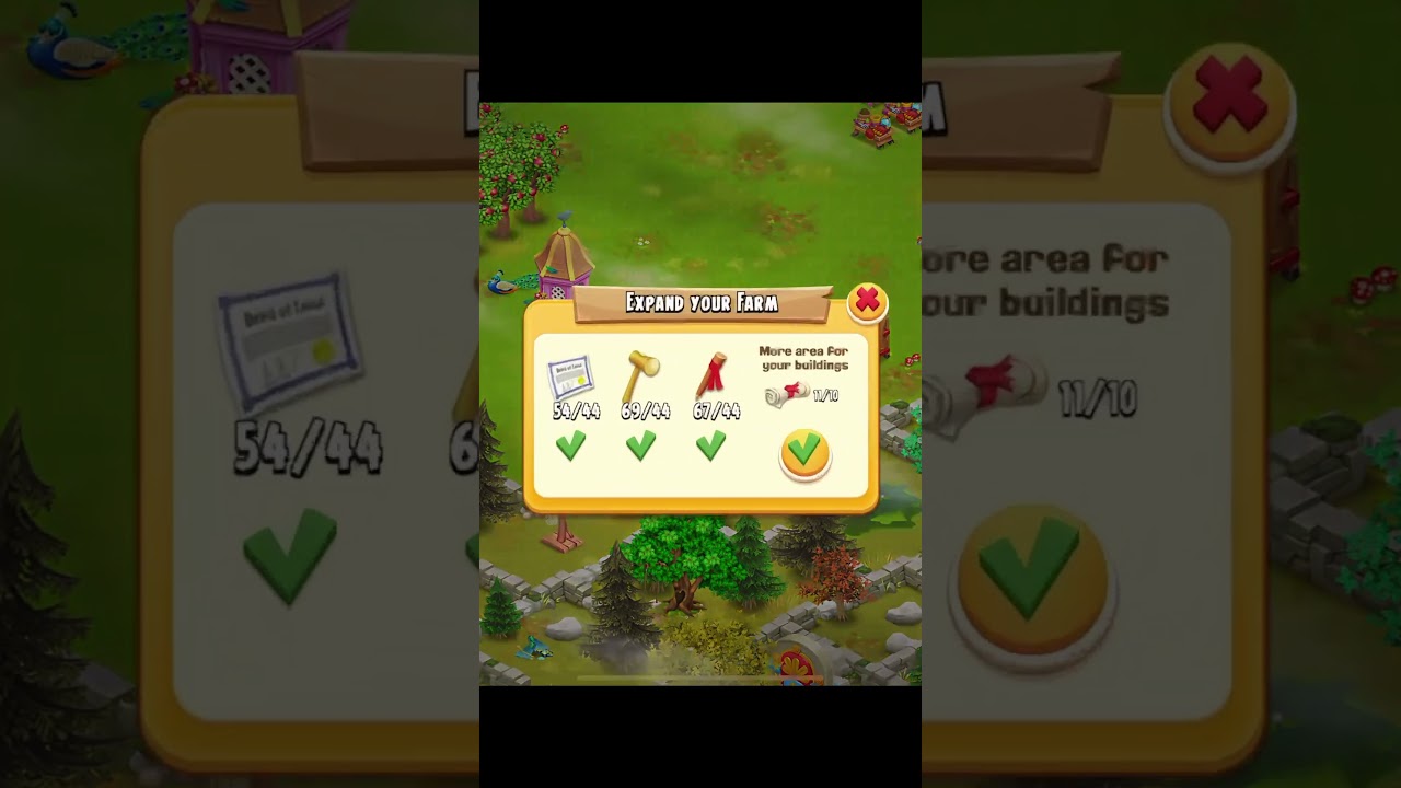 Oof..😅 getting these Expansion permits is a work!! #HayDay #HayDayTips #HayDayFarmLand