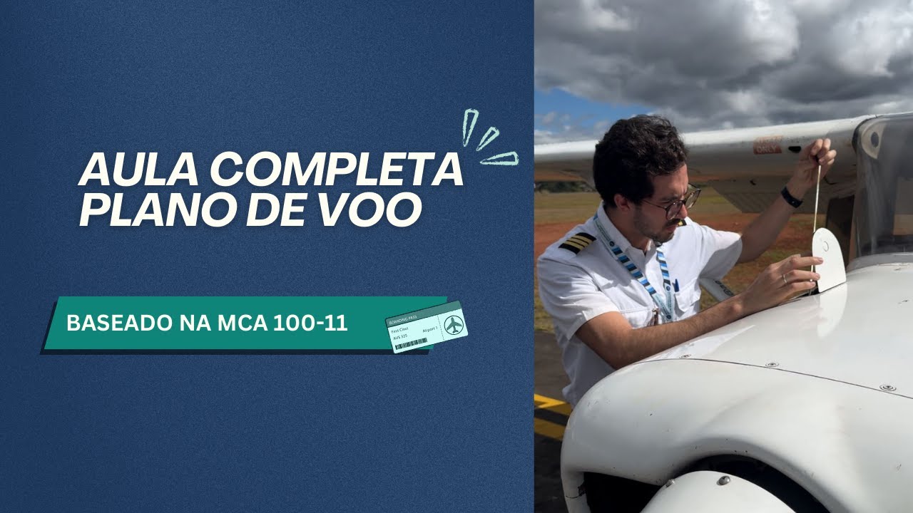 Aula completa de Plano de Voo - TUDO QUE VOC&Ecirc; PRECISA SABER