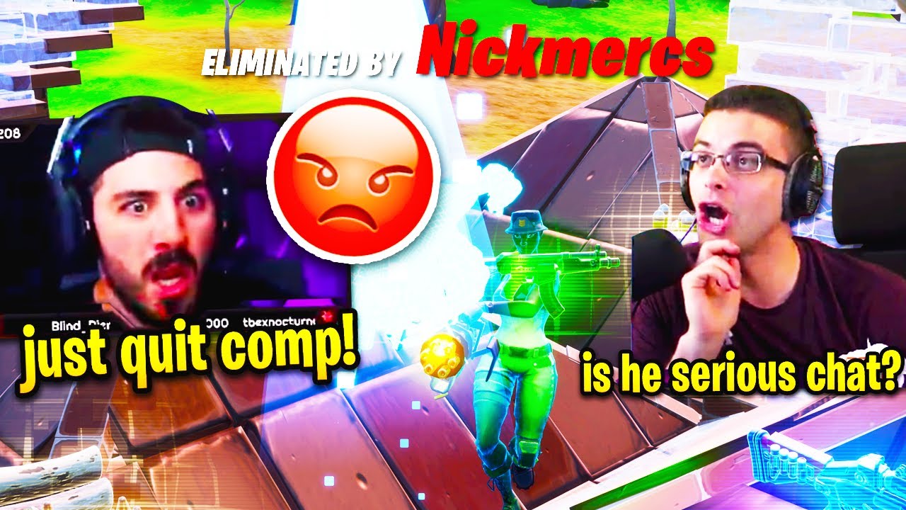 Nick Eh 30 AWKWARD when NICKMERCS *ROASTS HIM* LIVE on STREAM for THIS! (Fortnite)