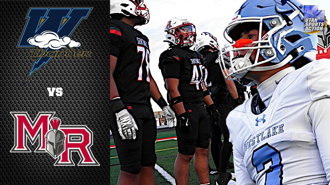 Utah High School Football: Westlake Thunder ⚡🔵⚪ vs Mountain Ridge⚫🔴 Sentinels Highlights 2025