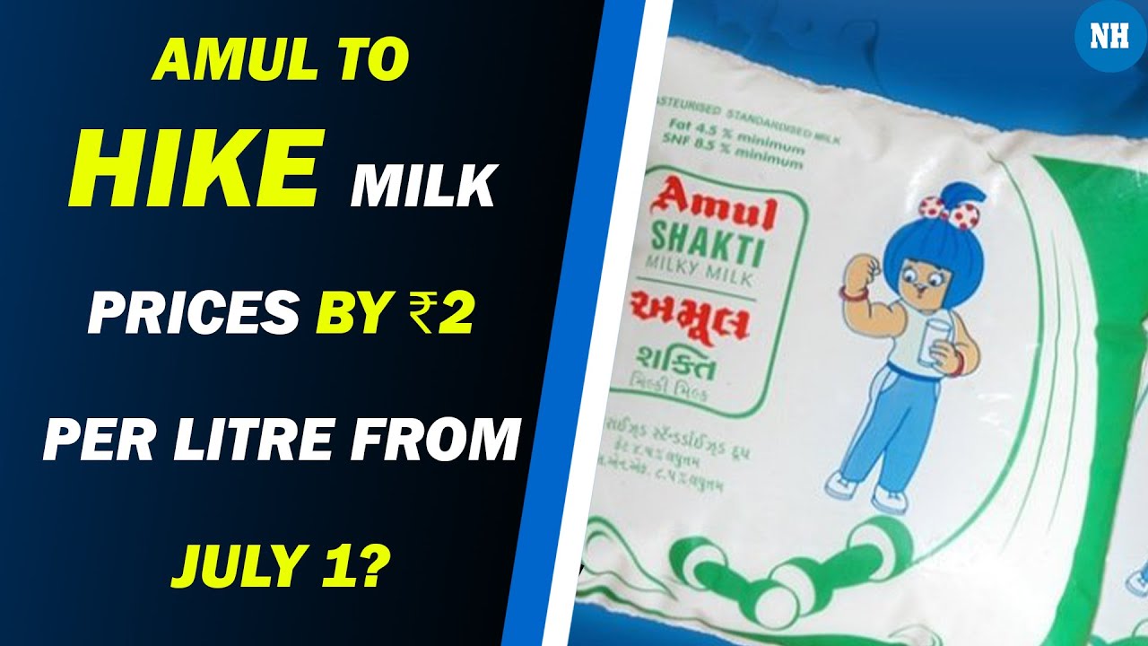 Amul to hike milk prices by ₹2 per litre from July 1