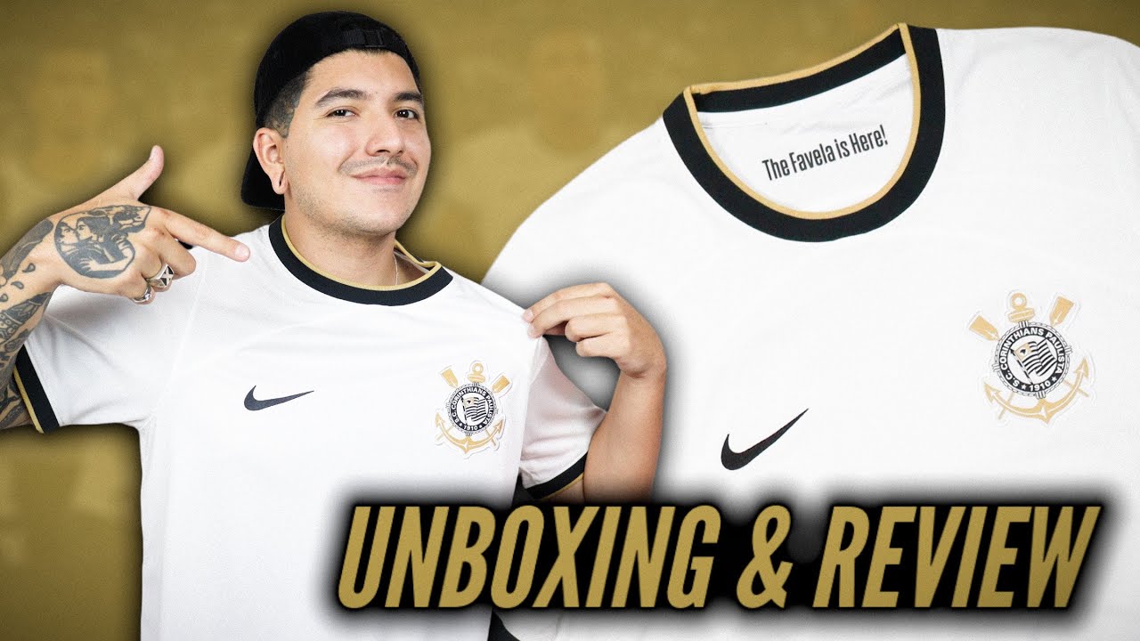 UNBOXING E REVIEW DA NOVA CAMISA DO CORINTHIANS