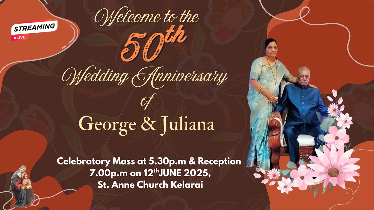 50th Wedding Anniversary of George & Juliana