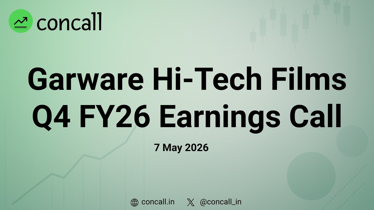 Garware Hi Tech Films Q4 FY26 Earnings Conference Call | Concall.in
