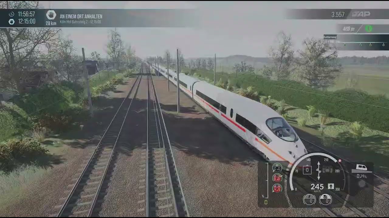 TSW6: Schöne Beschleunigung auf Hochgeschwindigkeit