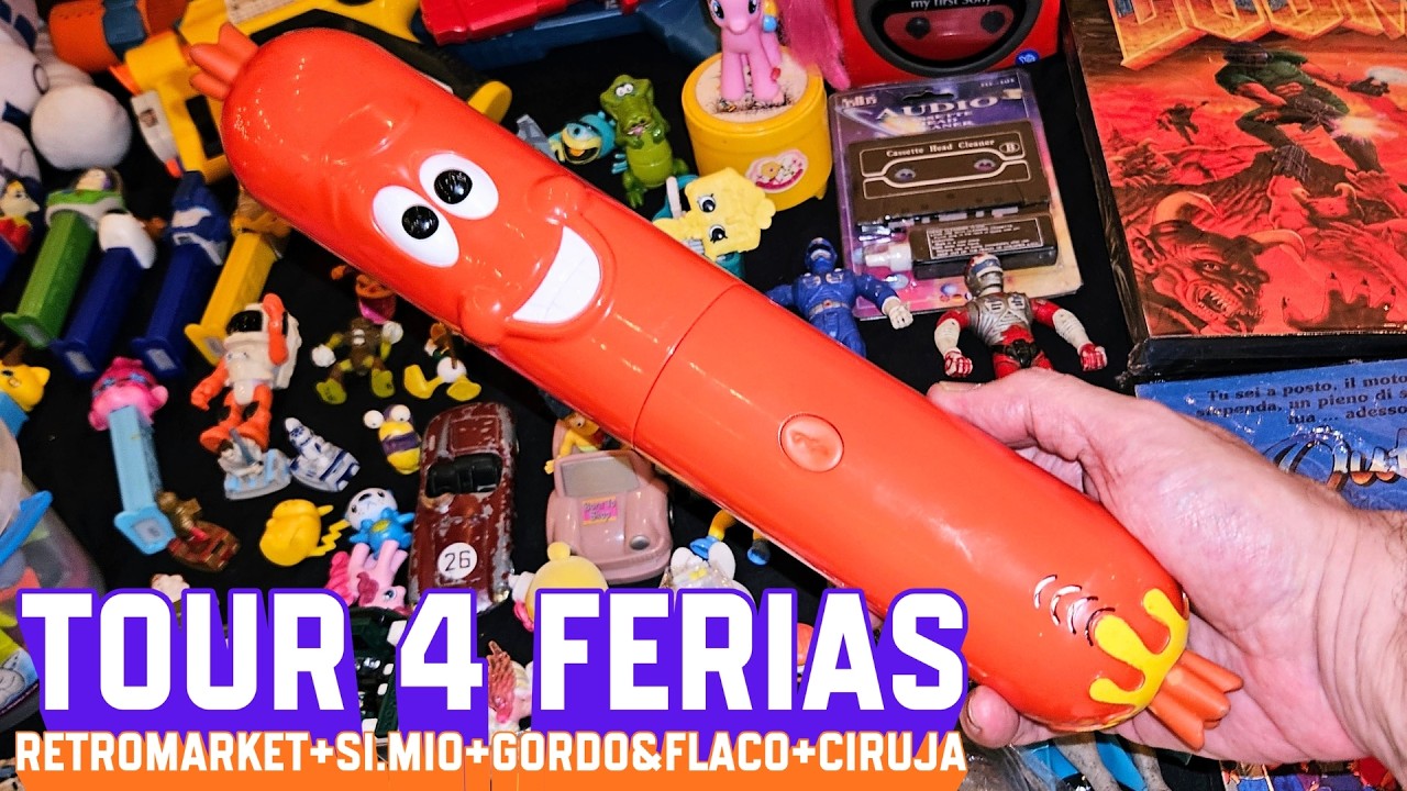 Esto encontramos en las mejores ferias retro