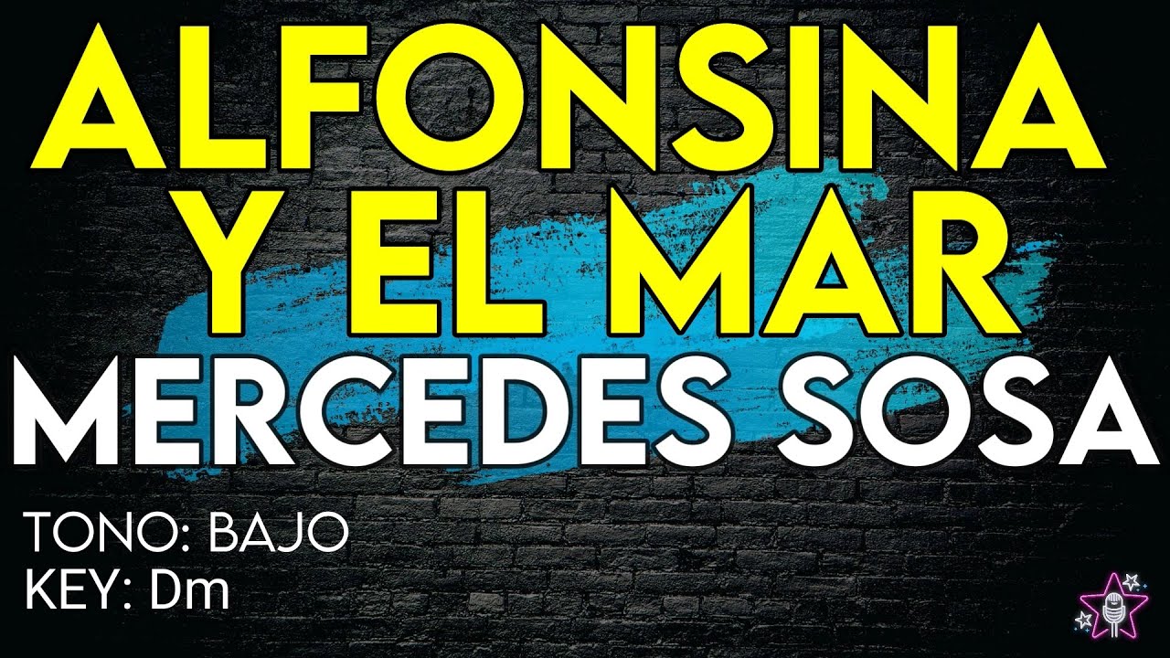 Mercedes Sosa - Alfonsina Y El Mar - Karaoke Instrumental - Bajo