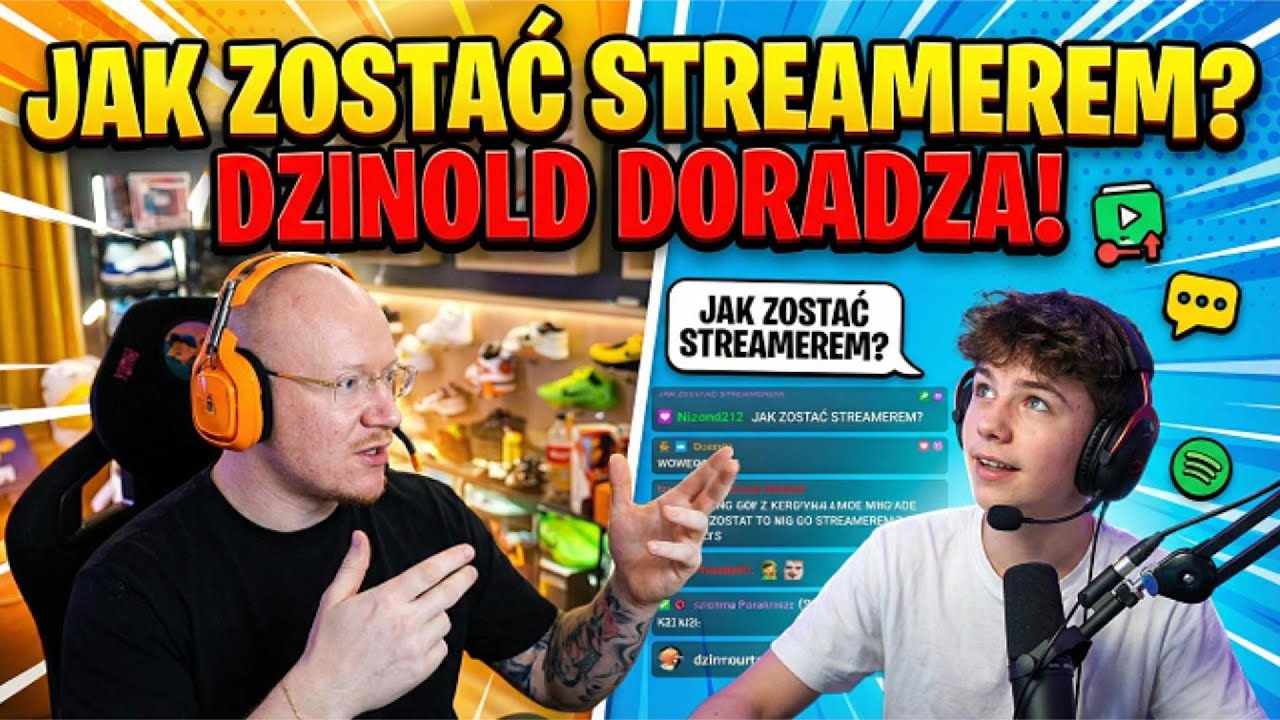🔥DZINOLD🔥 ROZMOWA  Z MŁODYM STREAMEREM!!!