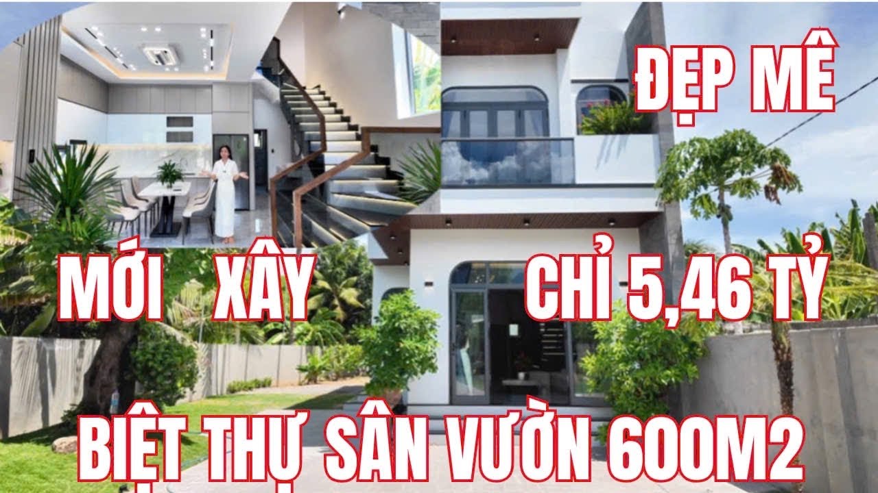 BIỆT THỰ SÂN VƯỜN GẦN 600M2 VEN NHA TRANG ĐẸP MÊ LI 2 TẦNG MỚI XÂY GIÁ HẤP DẪN