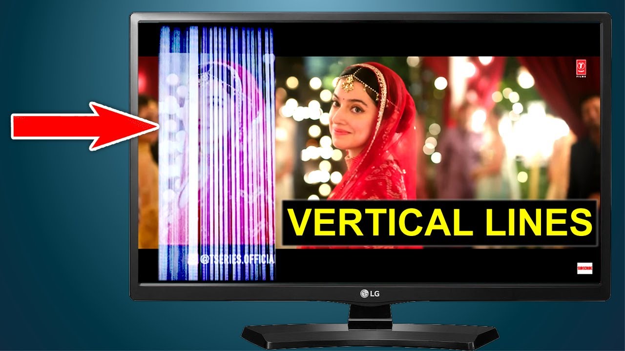 LG LED TV Vertical Lines or Bars Problem || Freezing Picture
