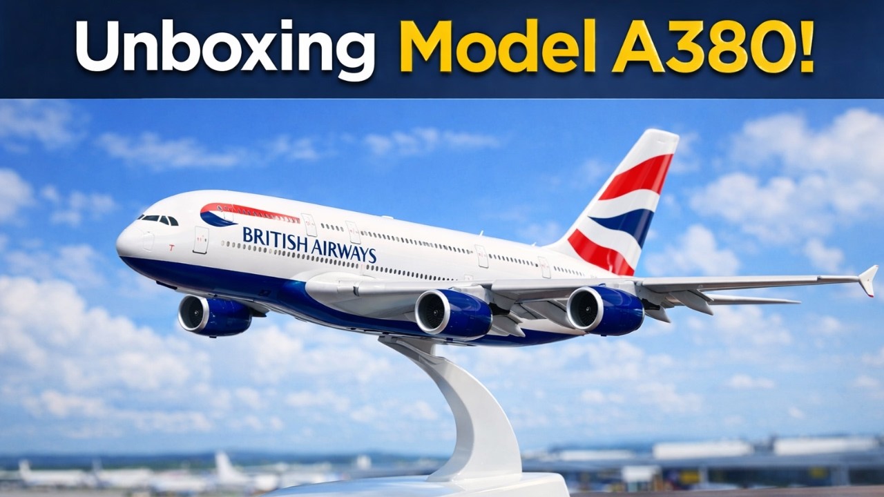 MODEL OF AIRBUS A380 BRITISH AIRWAYS | UMBOXING |