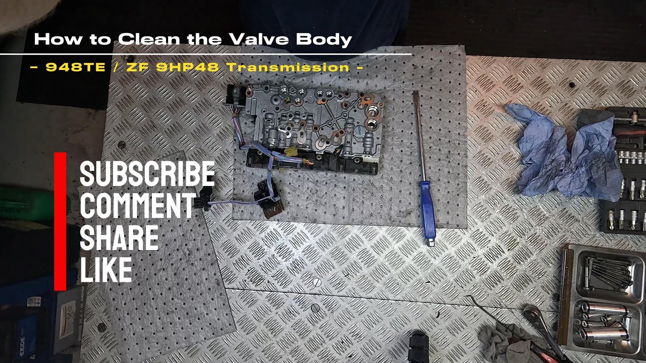 Transmission Valve Body Cleaning – 948TE / ZF 9HP48 4K 2160p. 🔔 Subscribe for more!