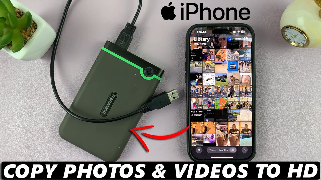 How To Transfer Photos & Videos From iPhone Directly To External Hard Drive