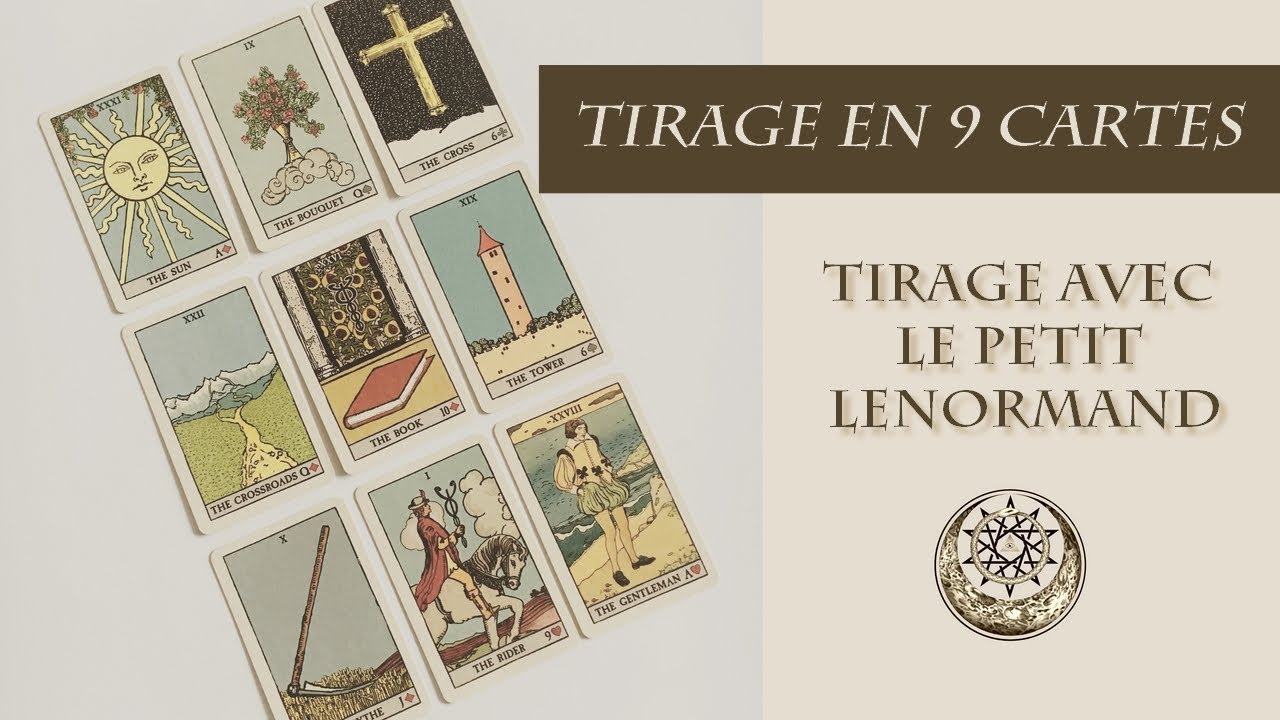Tirage en 9 Cartes avec le Petit Lenormand