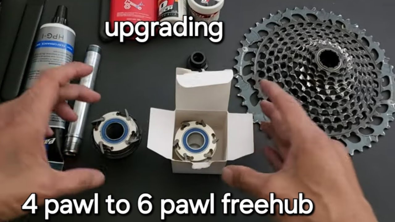 upgrading 4 pawl to 6 pawl freehub body