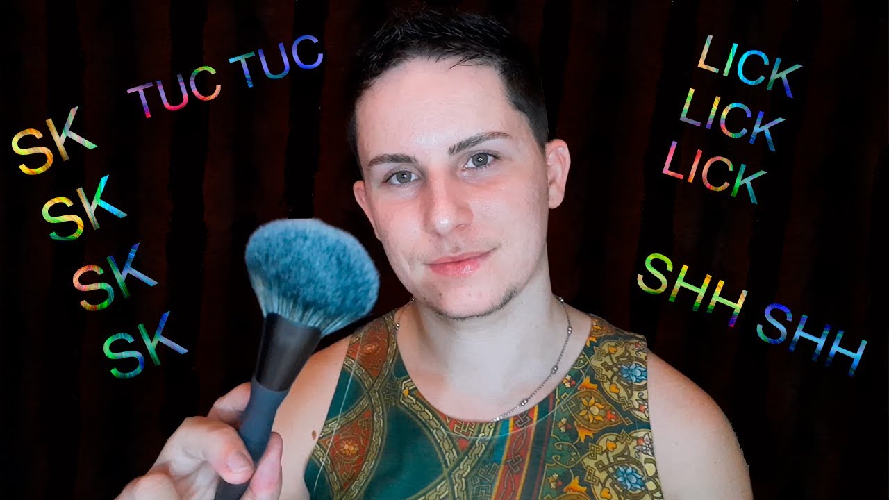 ASMR • SK SK SK, TUC TUC, LICK LICK + CÂMERA BRUSHING!