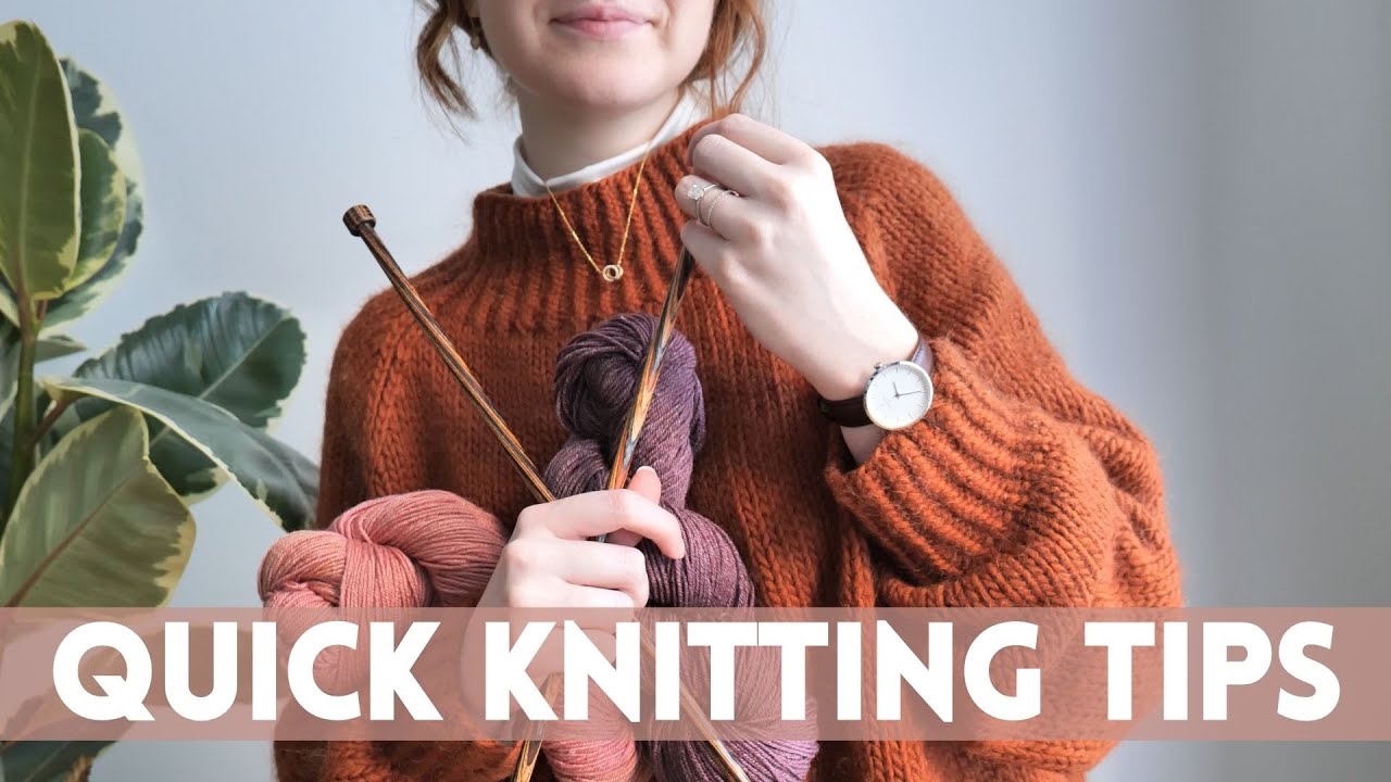 Quick tips to help you improve your knitting // Knit your own clothes