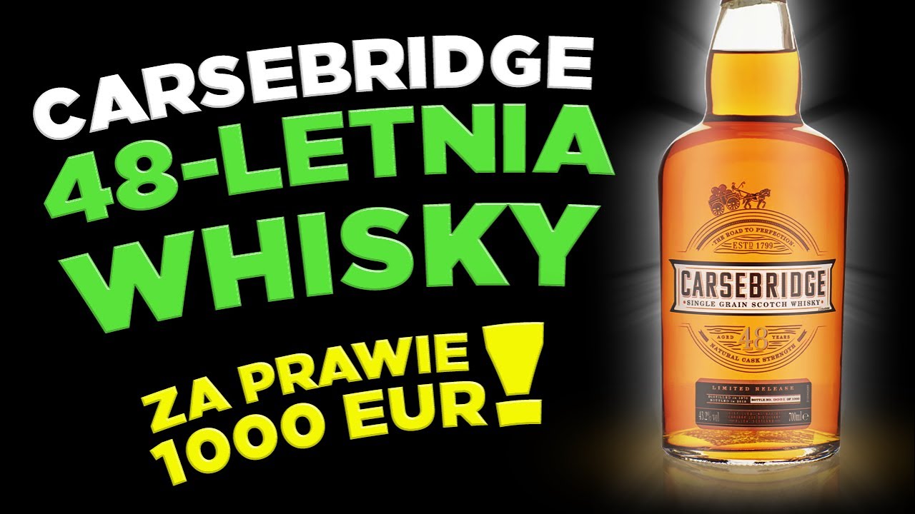 Czy whisky zbożowa może być dobra? Carsebridge 48yo!Piłem starą grain whisky z zamkniętej destylarni
