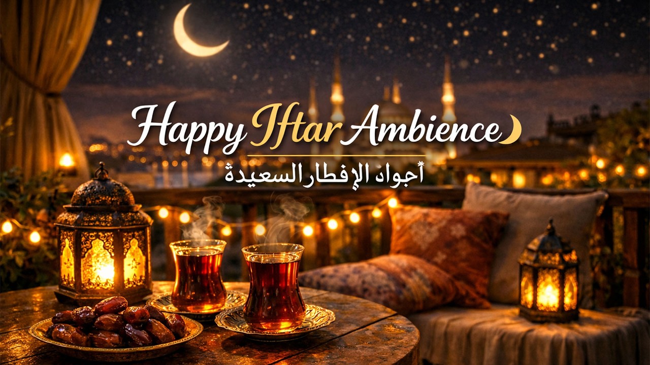 Happy Iftar Ambience 🌙 Positive Islamic & Turkish Instrumental