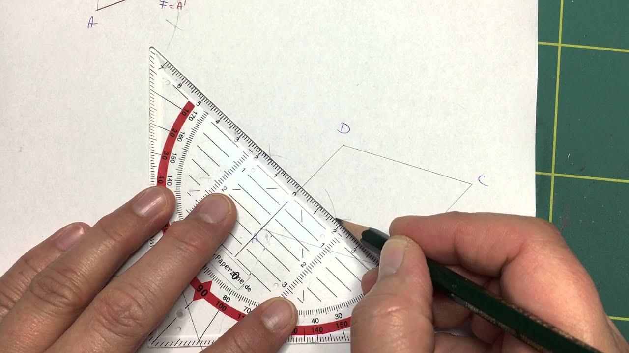Eltolás végrehajtása  nem euklideszi szerkesztéssel
