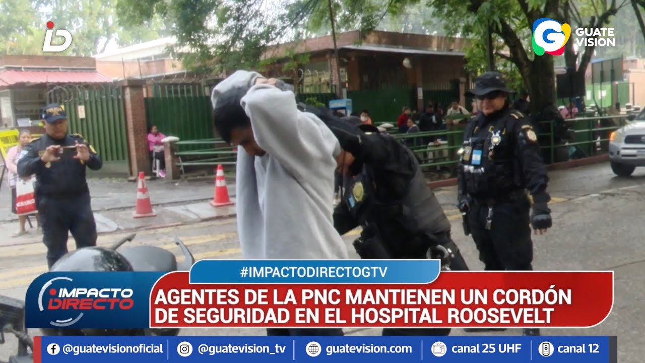 Captura de un supuesto marero en el Hospital Roosevelt enciende las alarmas en centros asistenciales
