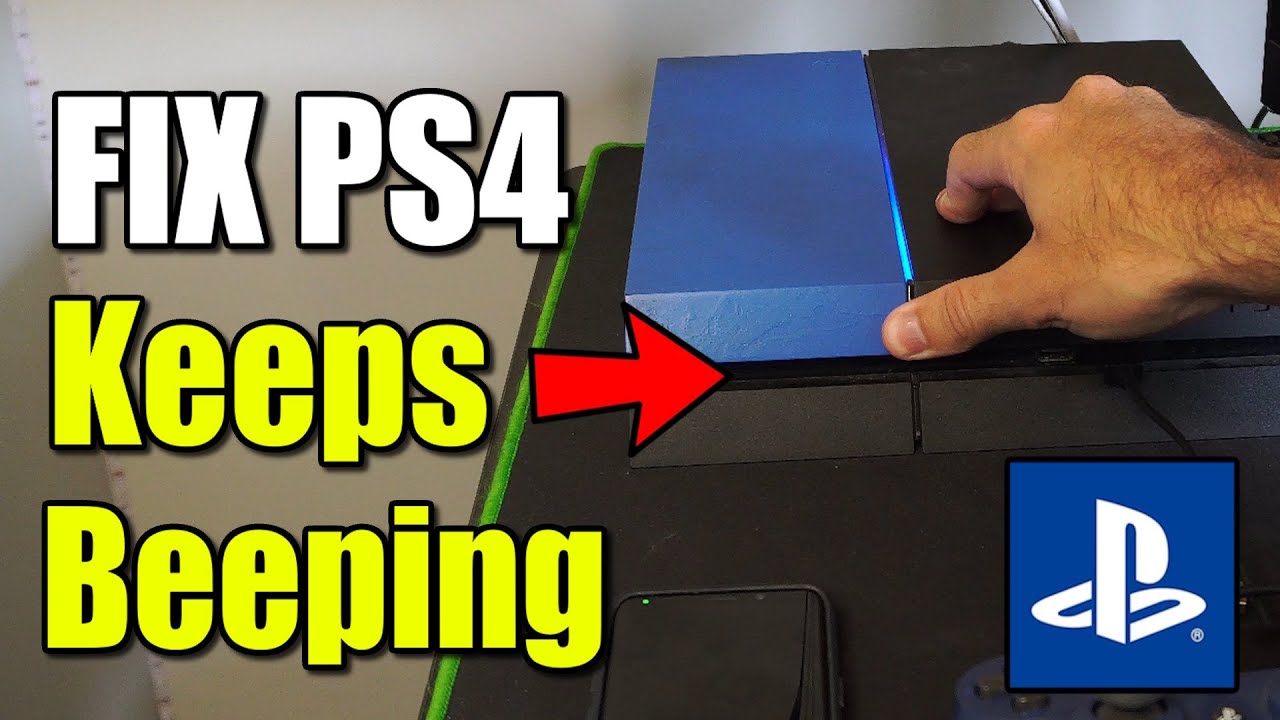 Как исправить постоянно издающий звуковой сигнал PS4 (лучший способ)
