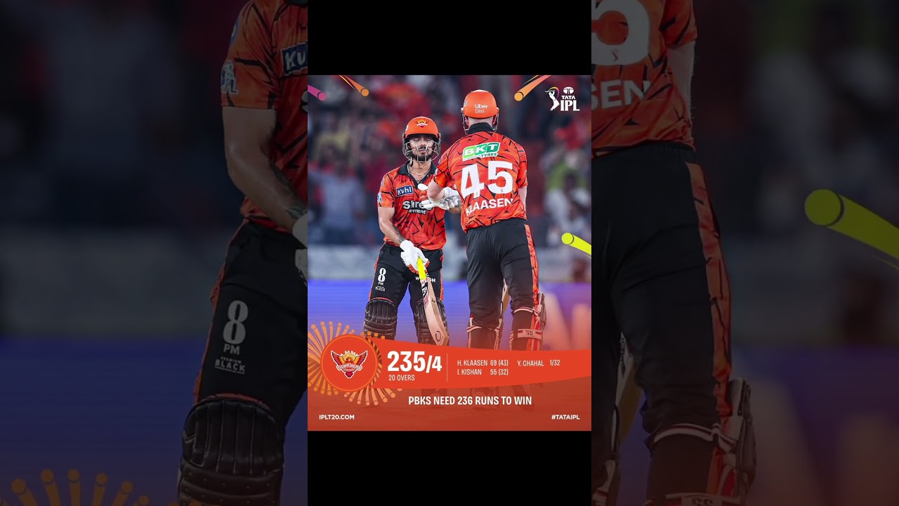 SRH vs PBKS Match Highlights | IPL 2026 #Cricket
