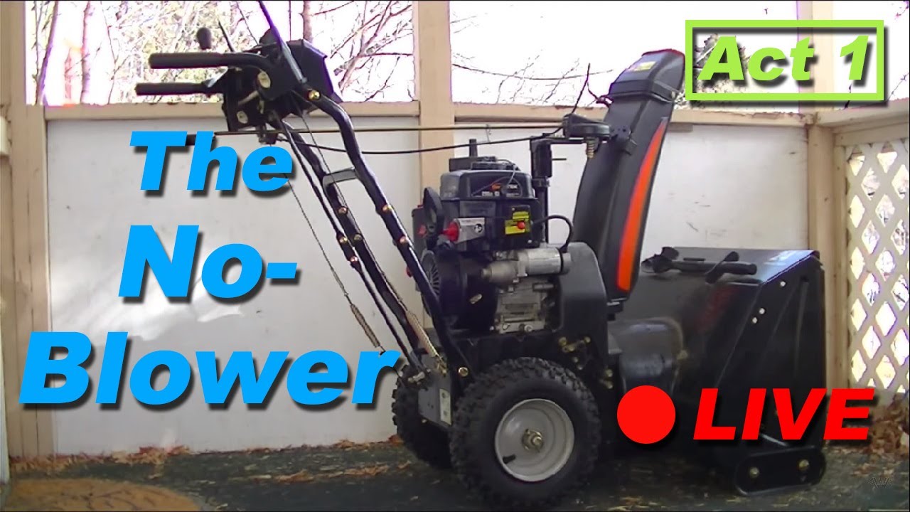 LIVE: Why Doesn't My Snow Blower Start? | Sno Tek 208cc