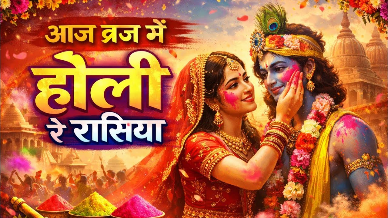 आज ब्रज में होली रे रशिया | Aaj Braj Me Holi Re Rashiya | Juckbox Bhakti Holi Song |