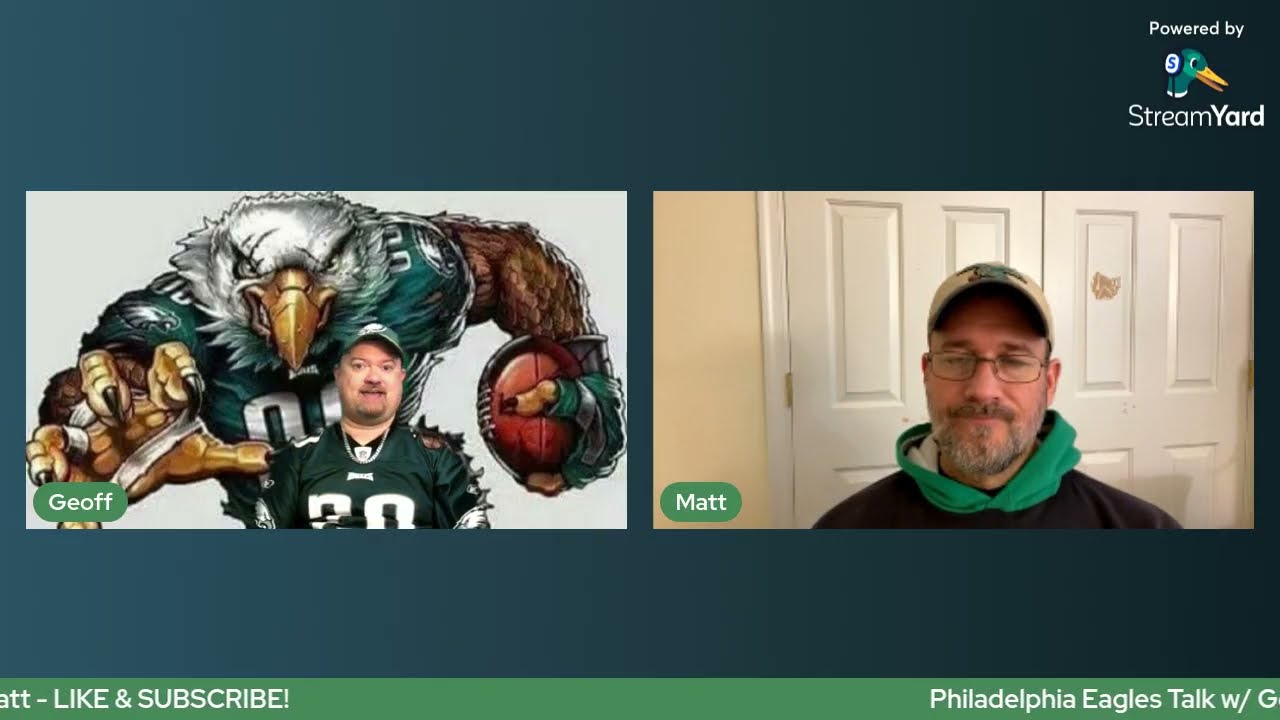 Philadelphia Eagles Talk w/ Geoff & Matt -  Eagles Free Agents (Who to keep & who to let go?)