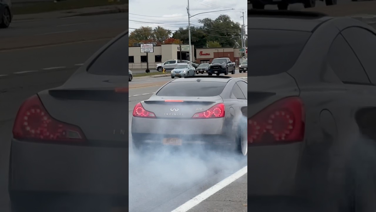 Infiniti G37 Burnout!