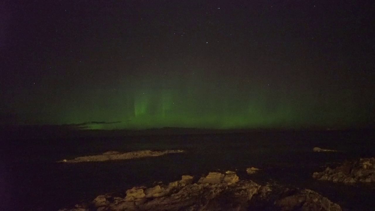 Real Time Aurora from Banff, Scotland.