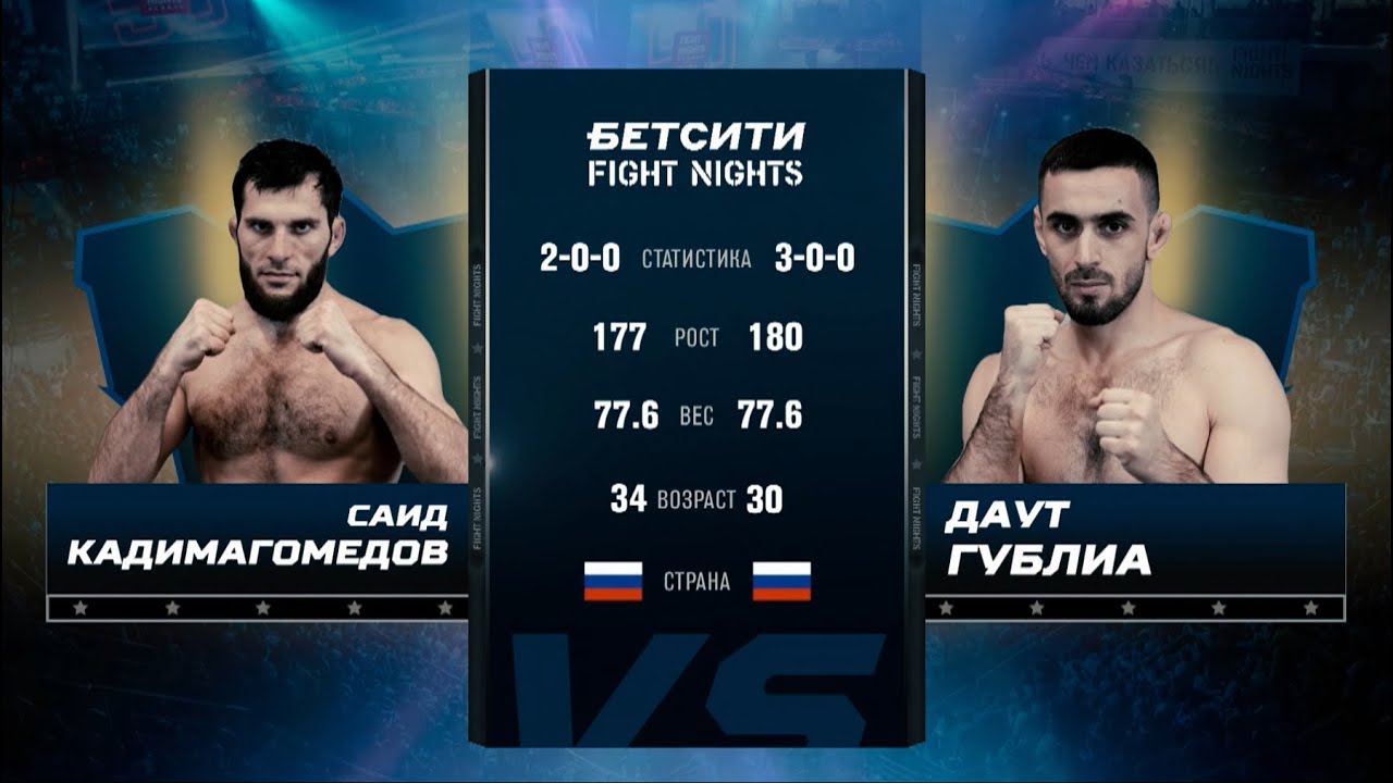 Саид Кадимагомедов vs. Даут Гублиа / БЕТСИТИ FIGHT NIGHTS 129