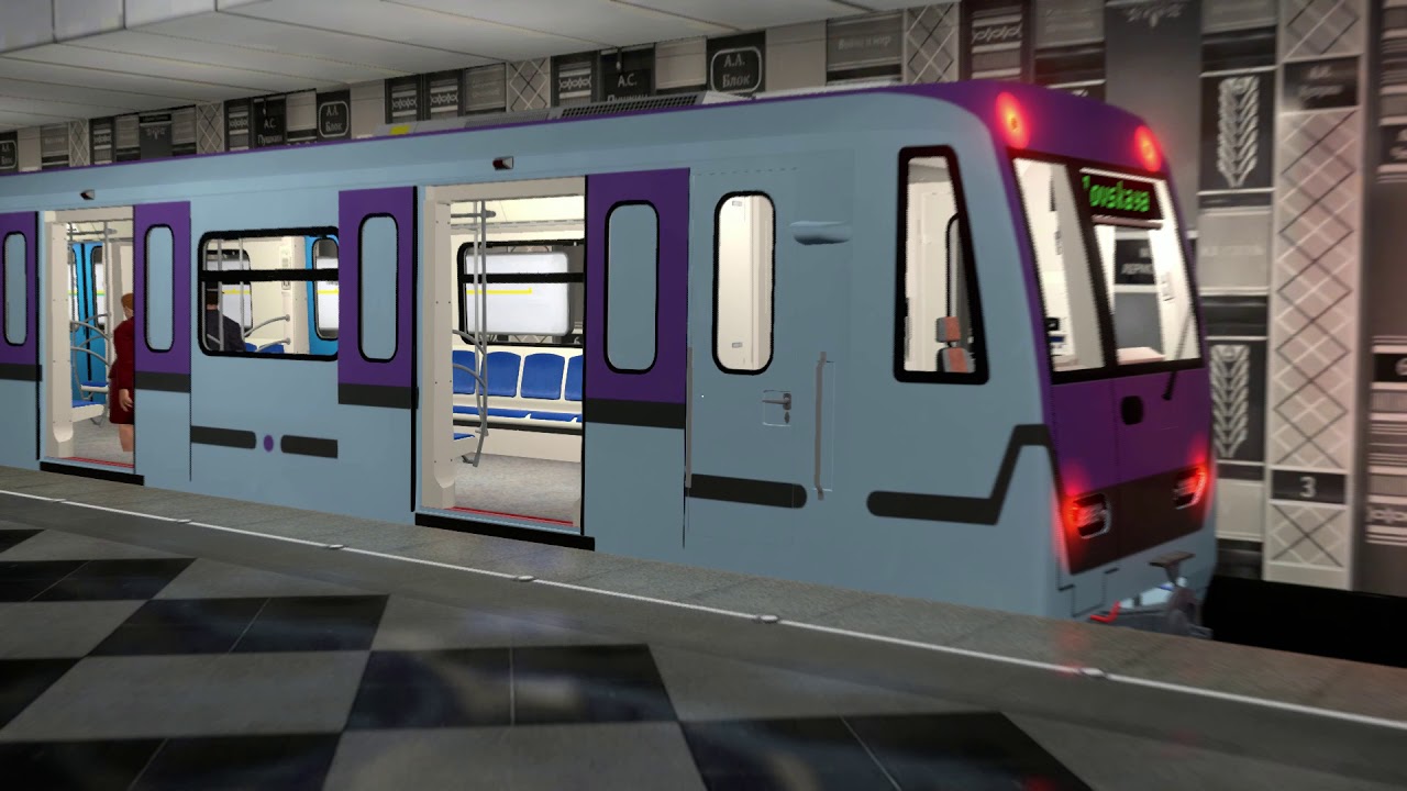 Metro Simulator 2020 Режим Пассажира Пытаемсья Уехать в Тупик Проходим №1 Этап Обучения Част№1