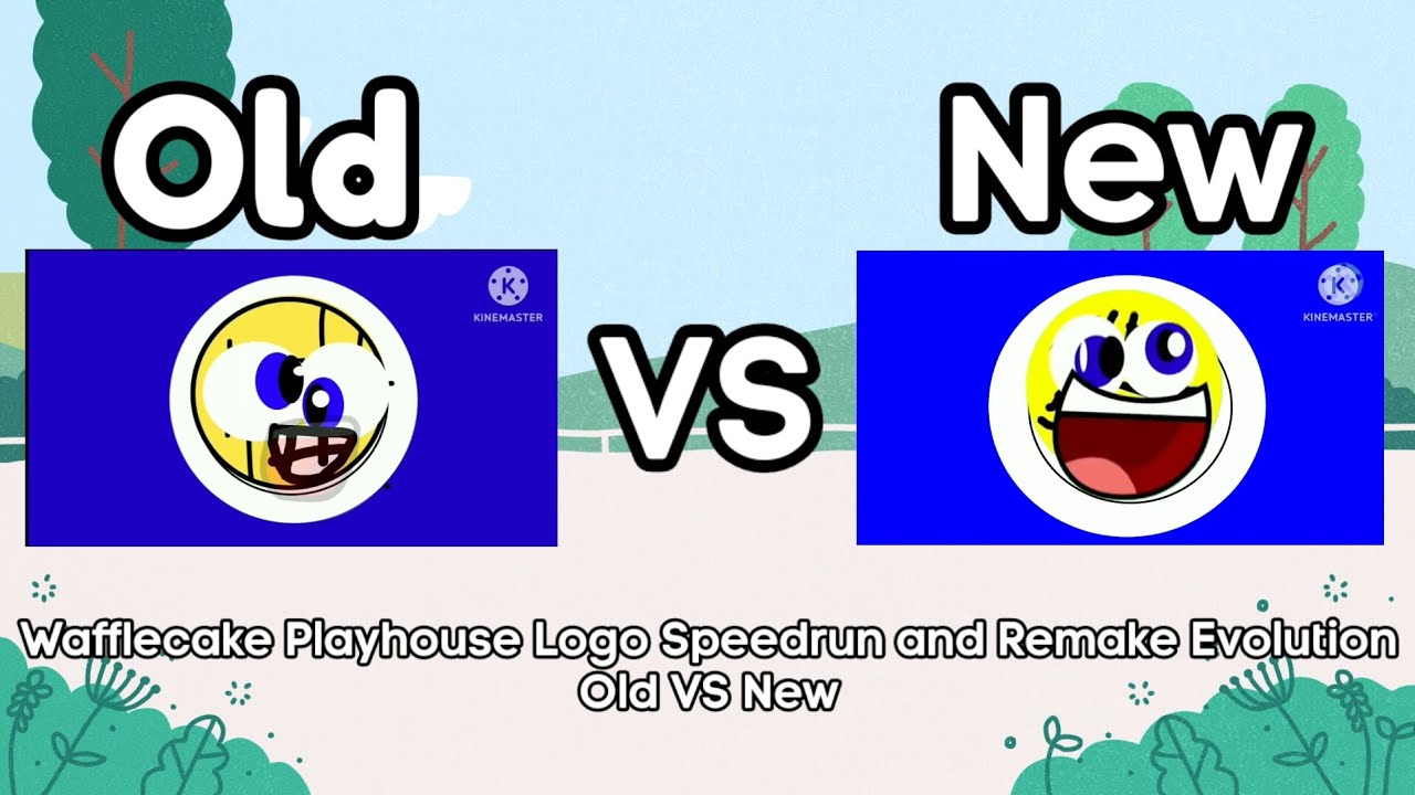 Wafflecake Playhouse Logo Speedrun and Remake Evolution Old VS New @user-qx3ik5jd6d @WAGDHN2026
