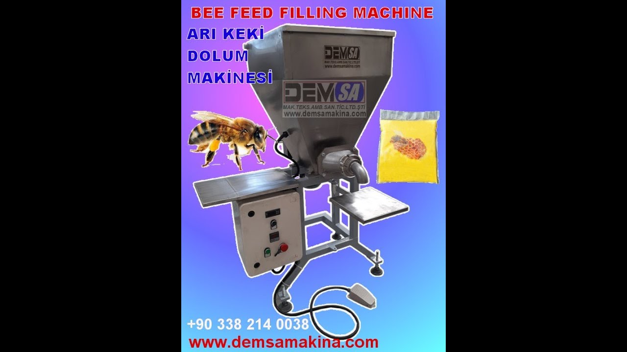 Demsa Makina Arı keki üretim ve dolum hattı