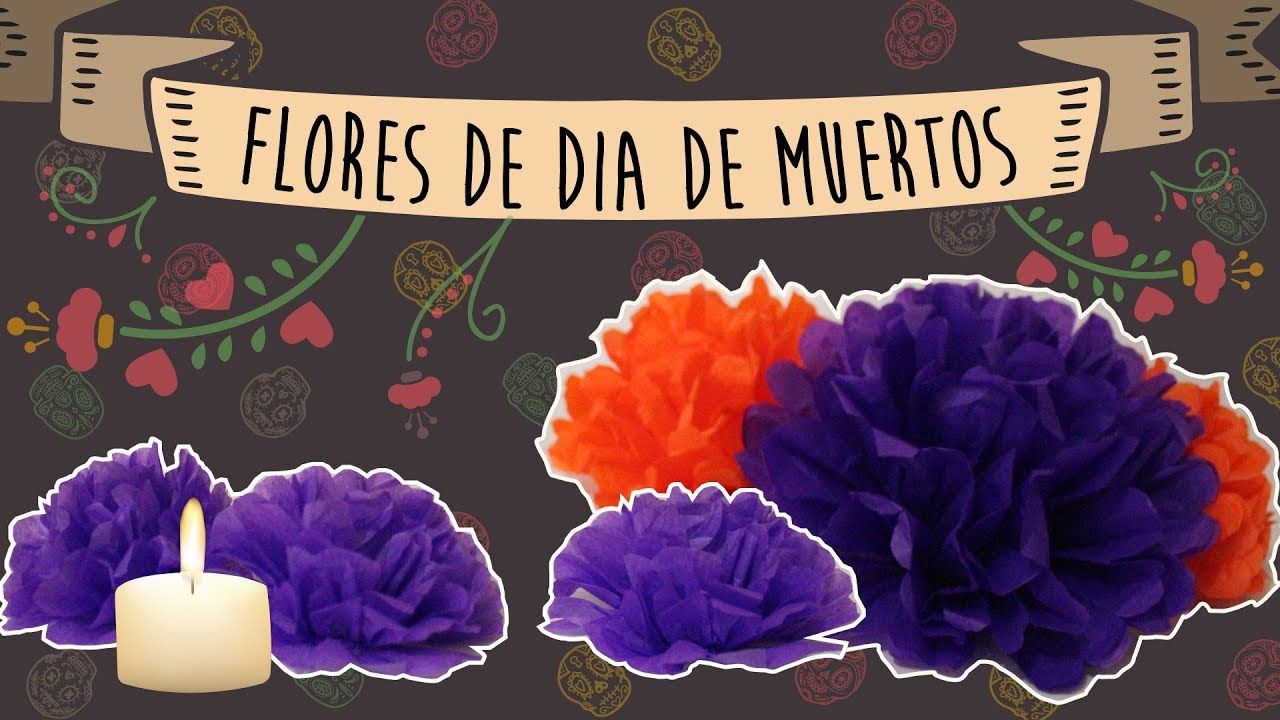 #floresdepapel #comohacerfloresfacil  FLORES DE PAPEL DIA DE MUERTOS |DECORACIÓN SUPER FACIL
